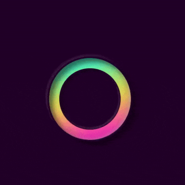 designing a neumorphic gradient loading indicator with html and css.gif